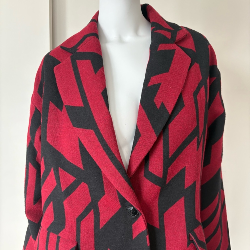 Desigual Geometric Overcoat